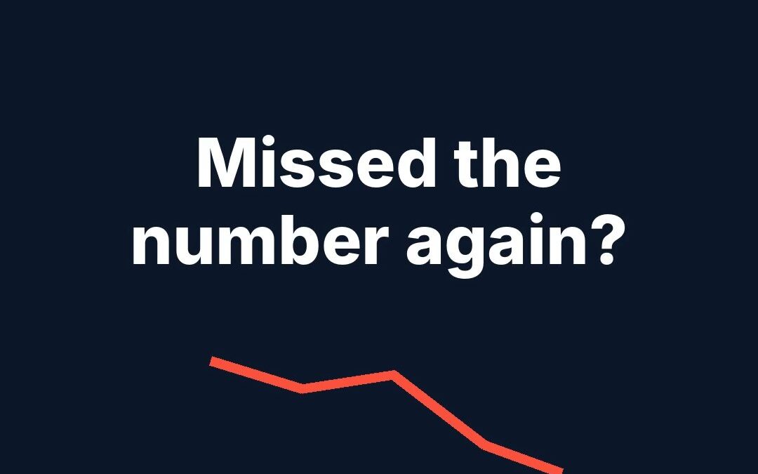Joe Graves, CompanyGrow.com: Missed the number again?